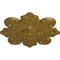 Ekena Millwork Katheryn Ceiling Medallion, Hand-Painted Gold, 18 1/8"OD x 1 1/4"P CM18KAGLS - alternate 3